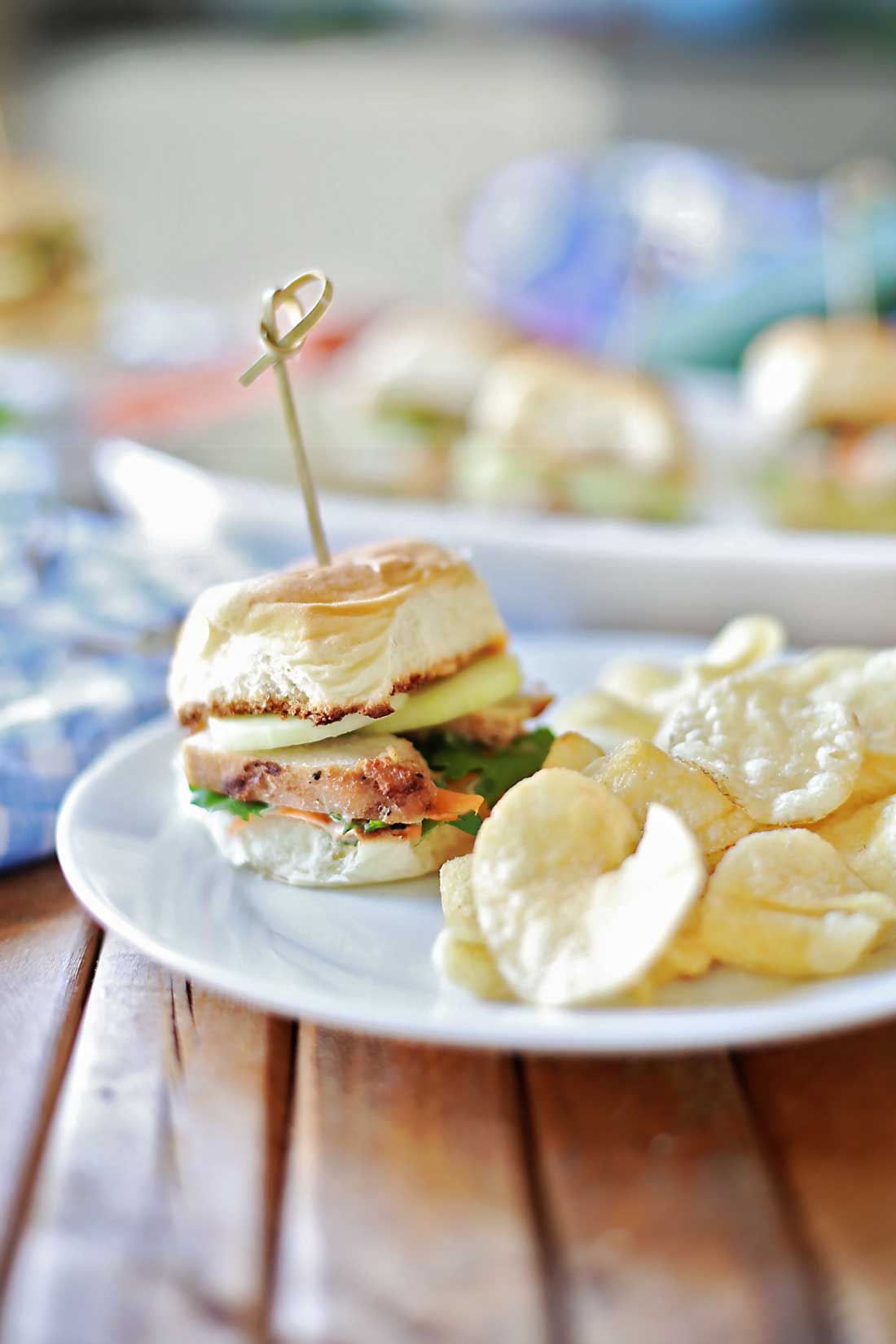 Bánh mì sliders by Flirting with Flavor! Homemade chicken banh mi that will rock your socks off!