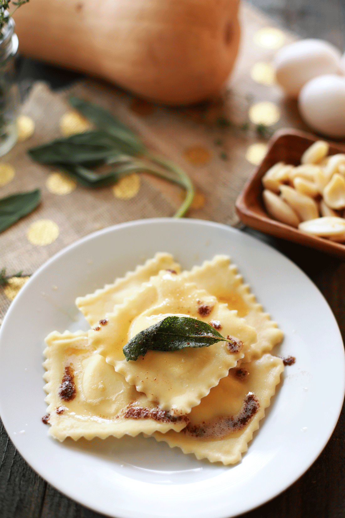 Butternut Brown Butter Sage Drizzle | Tangled with Taste