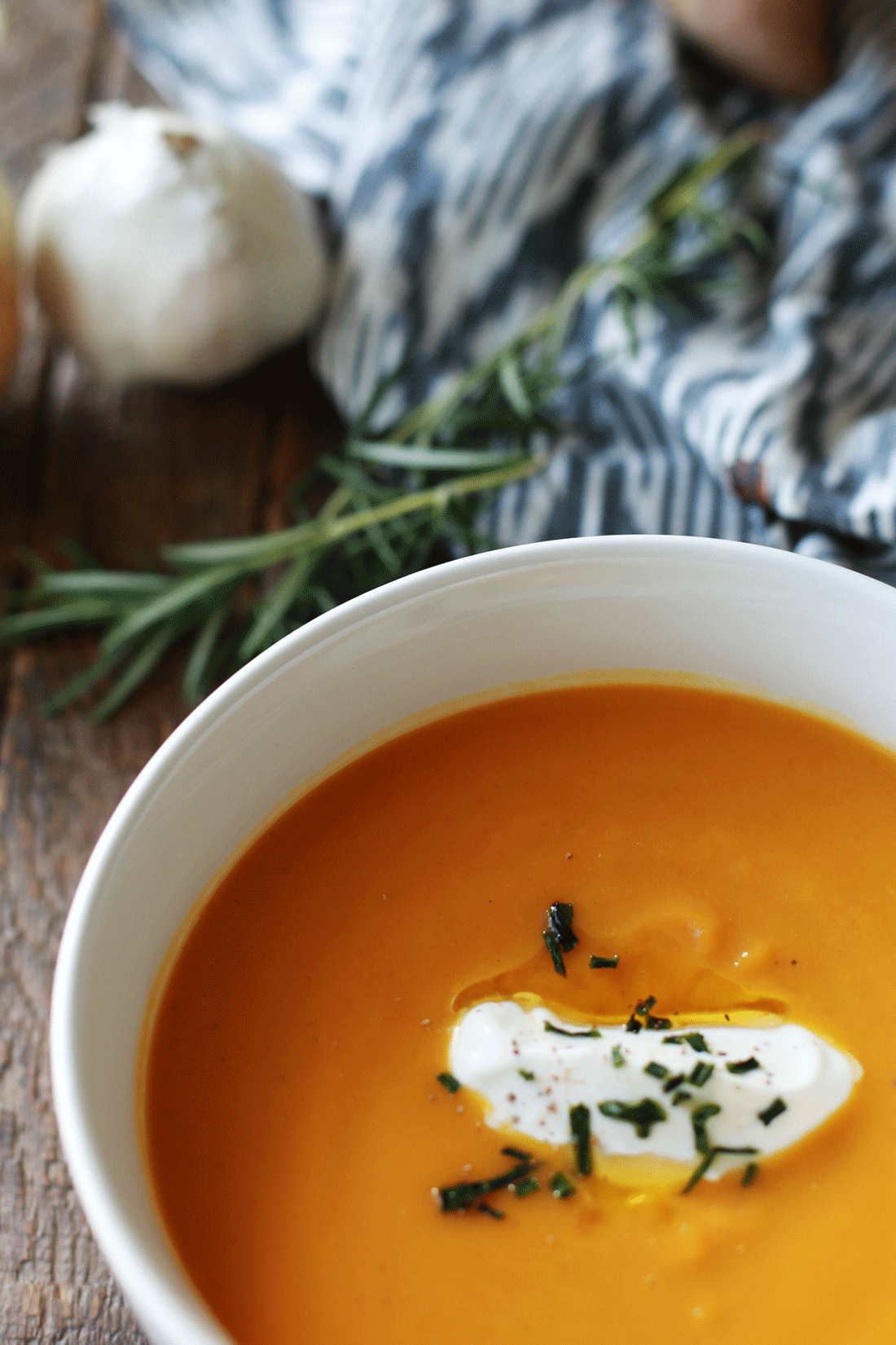YUMMY! This soup was so smooth and good! super deep flavors with the herbs and the veggies. Awesome recipe!