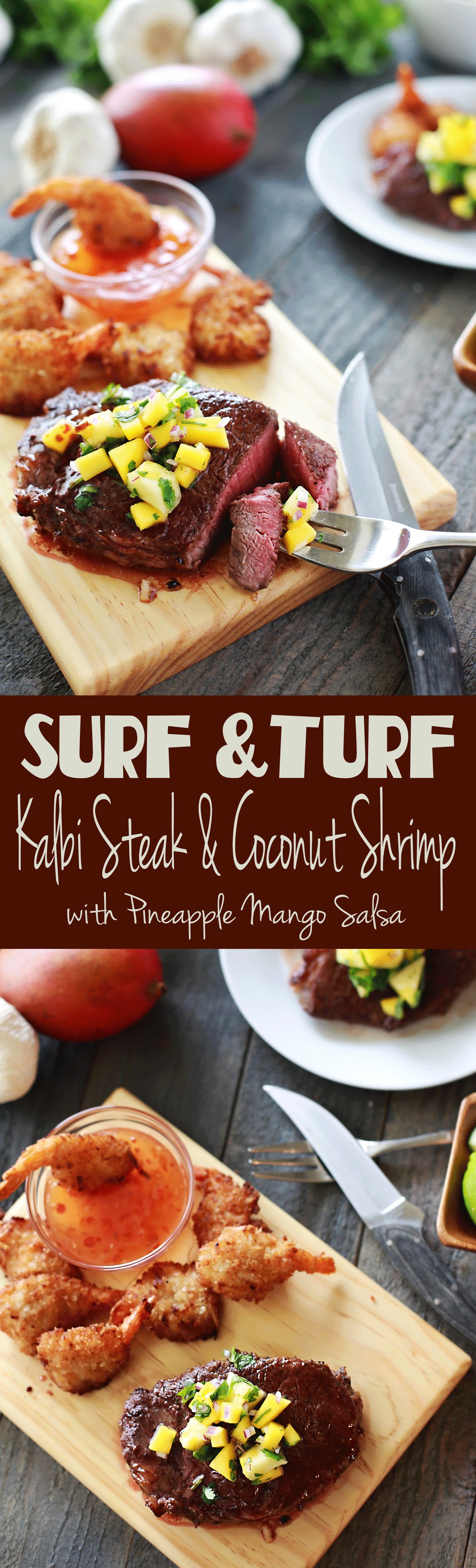 DELICIOUS and easy recipe for surf and turf steak