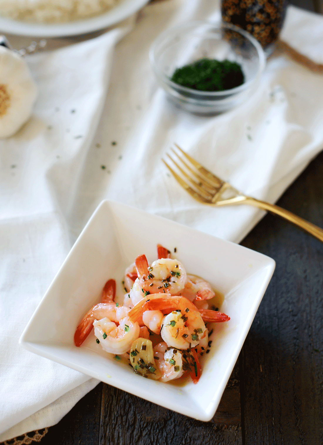 Garlic Shrimp with a Sweet Heat Sauvignon Blanc Glaze by Flirting with Flavor