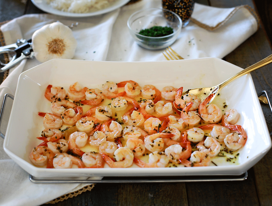 Garlic Shrimp by Flirting with Flavor.