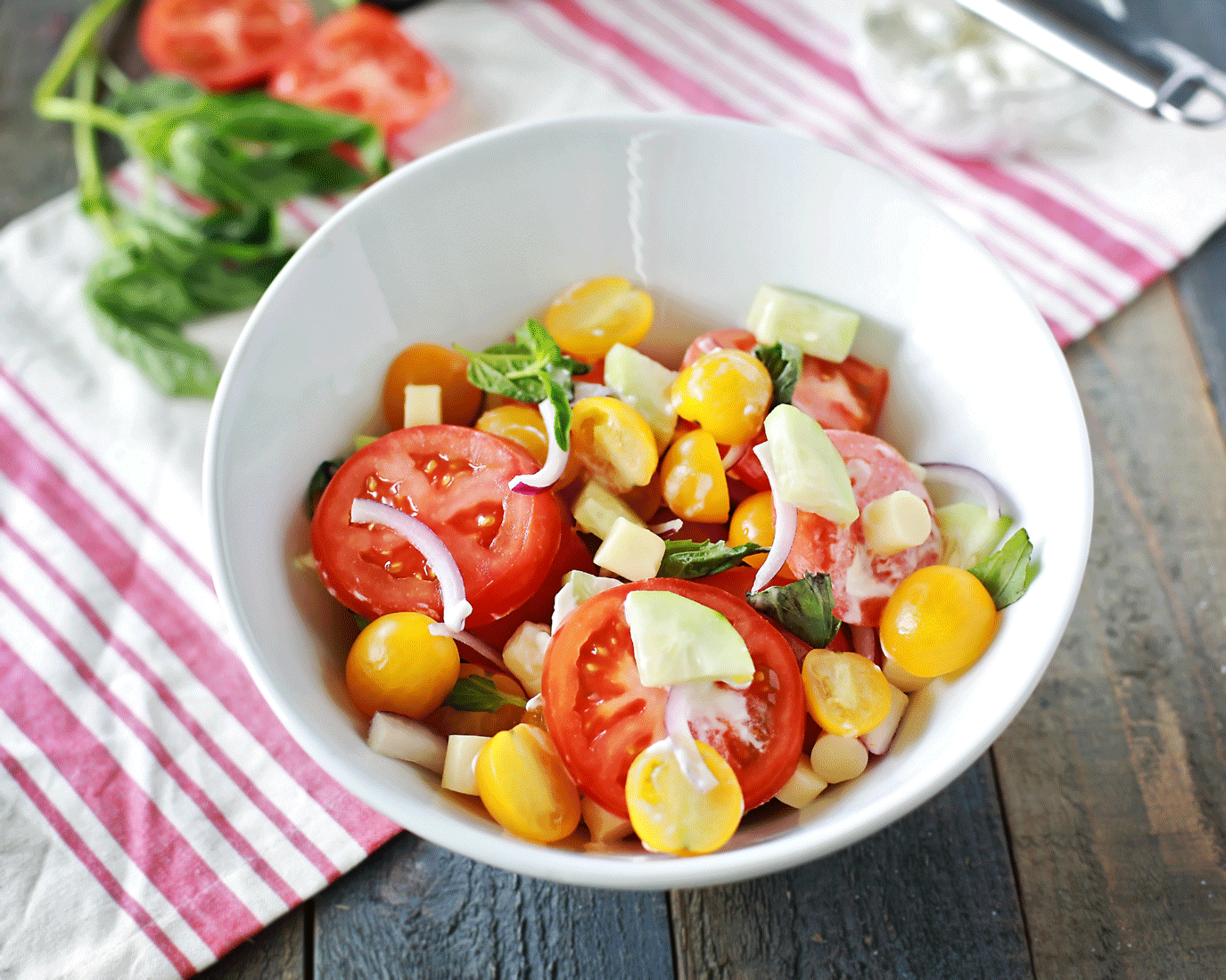 Tomato Salad by Flirting with Flavor