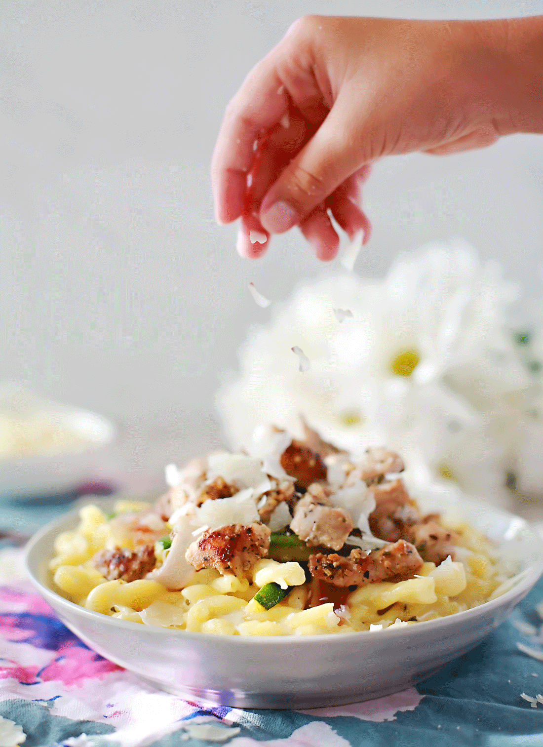 Tuscn Pork Loin in creamy delicious sauce in less than 20 minutes! Yummmm!!!