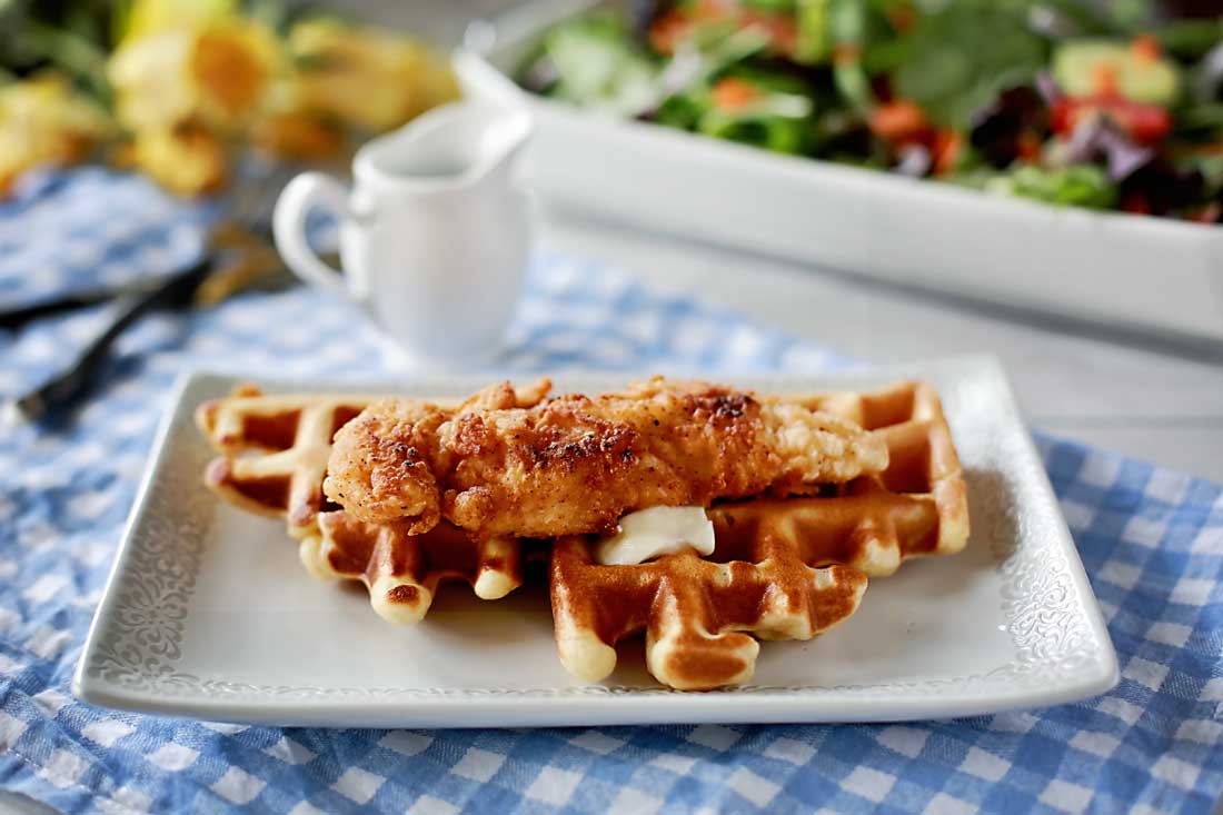 Chicken and waffles rock this world!