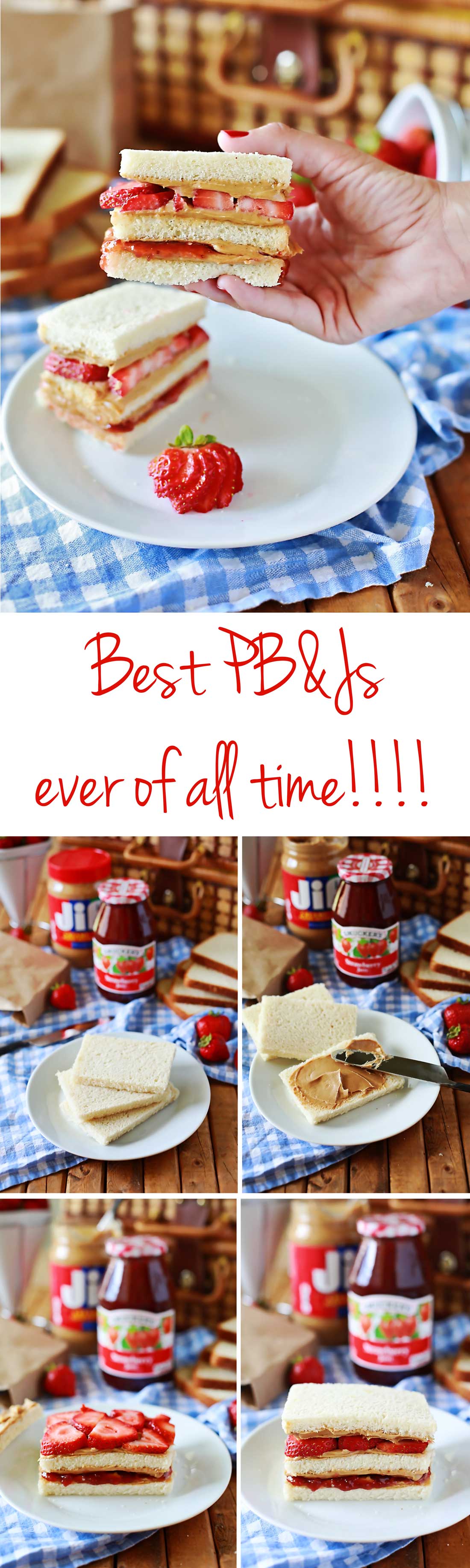 The Ultimate PB&J sandwich by Flirting with Flavor. #PBlove #ad Power their day!