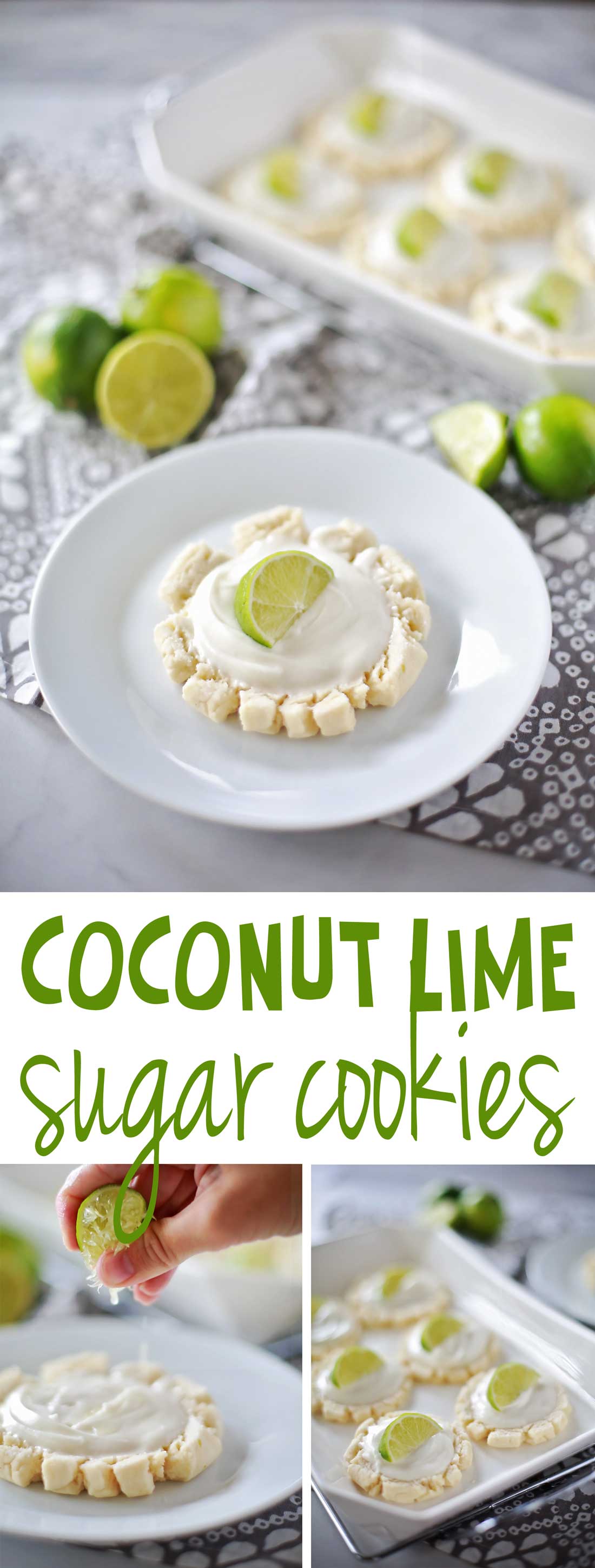 These are SOOOOO amazing!!!!! The fresh squeezed lime was a huge hit. We couldn't get over how good they turne dout. Coconut LIme Sugar Cookies by Flirting with Flavor