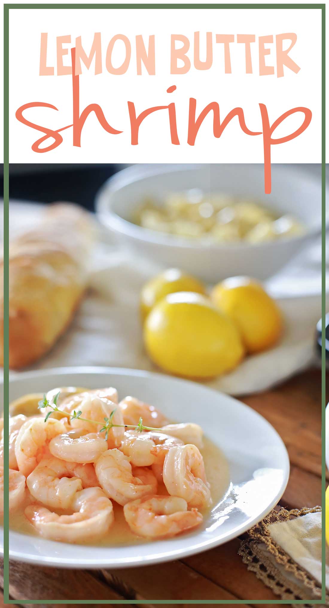 Life changing GOOD lemon-butter shrimp recipe by Flirting with Flavor!