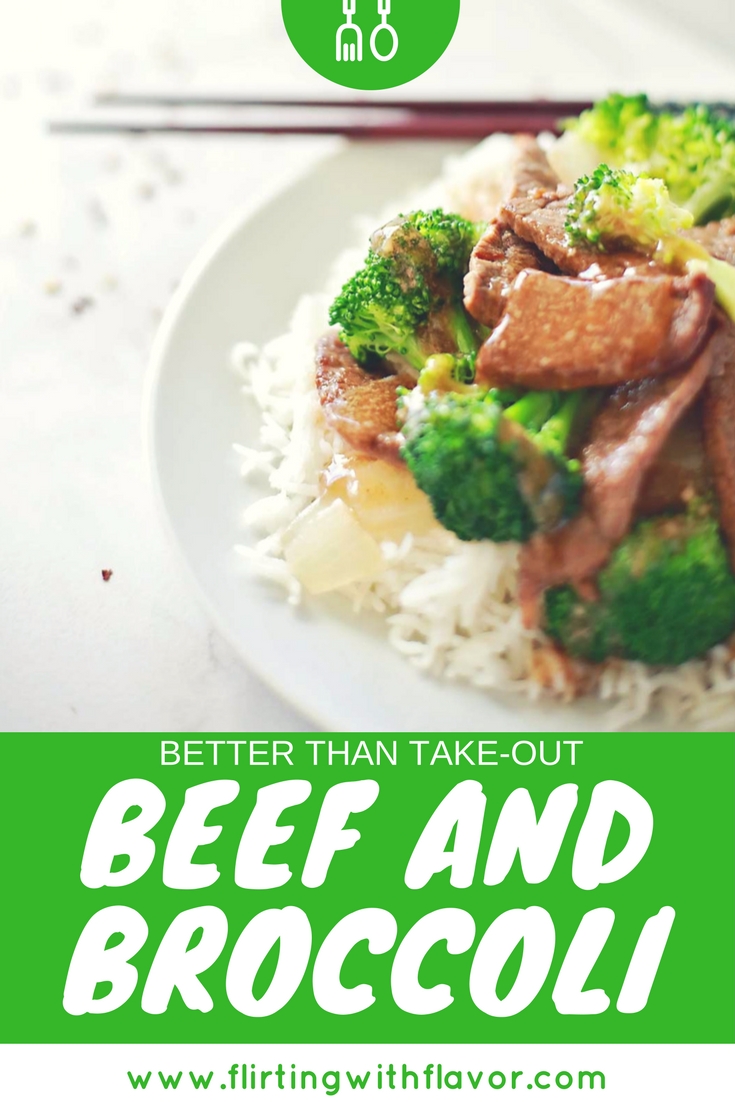 Super EASY and so YUMMY better than takeout Beef and Broccoli recipe by Flirting with Flavor
