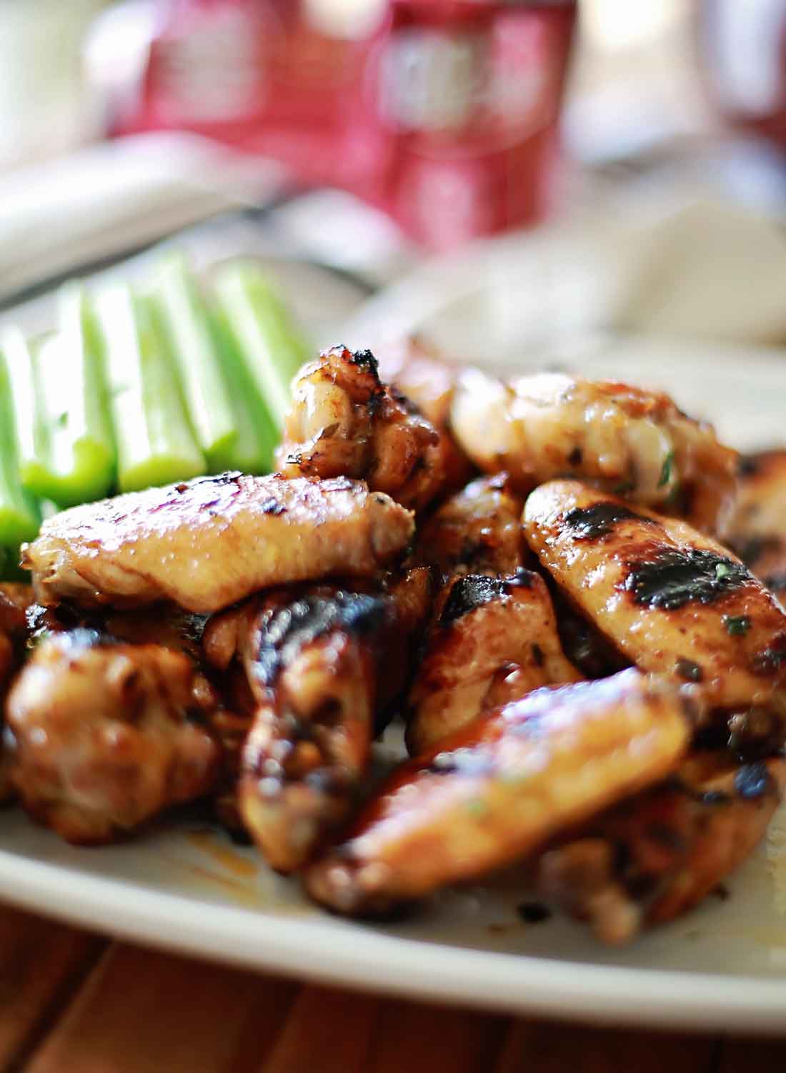 BEST WINGS RECIPE EVER!!! These Dr Pepper Habanero wings were such a hit at our party last weekend.