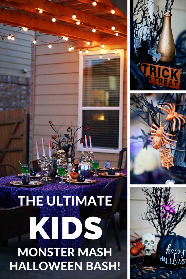 The funnest and Easiest Kids Halloween Party by Flirting with Flavor!