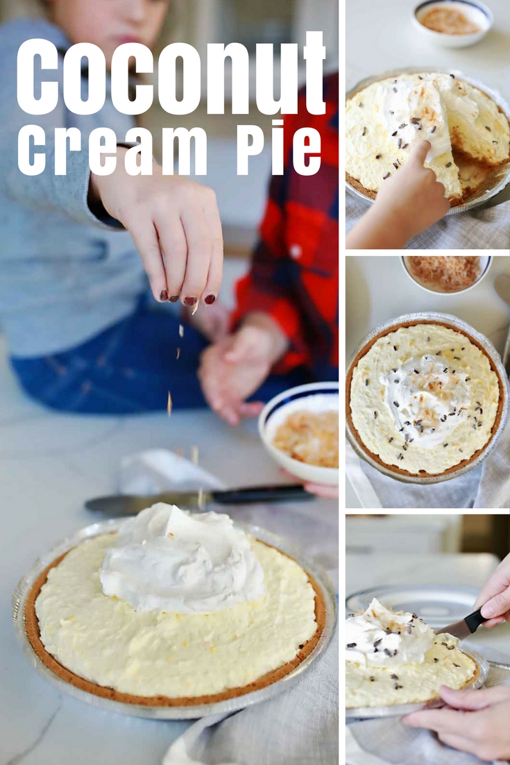 Super easy and really incredible coconut cream pie with gluten free options! So good!!! #MIDELicious #ad