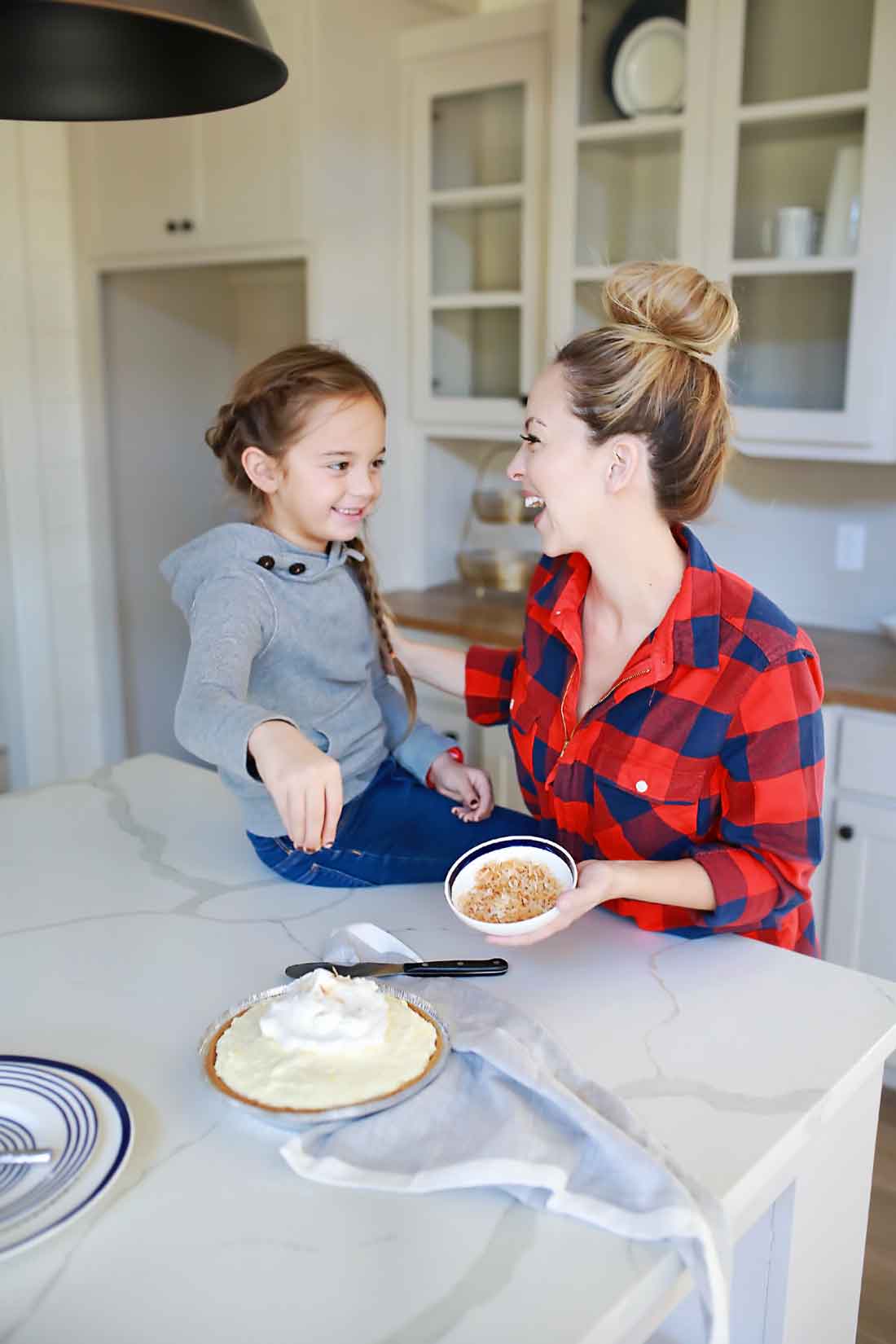 Making pies together helps relationships grow stronger!