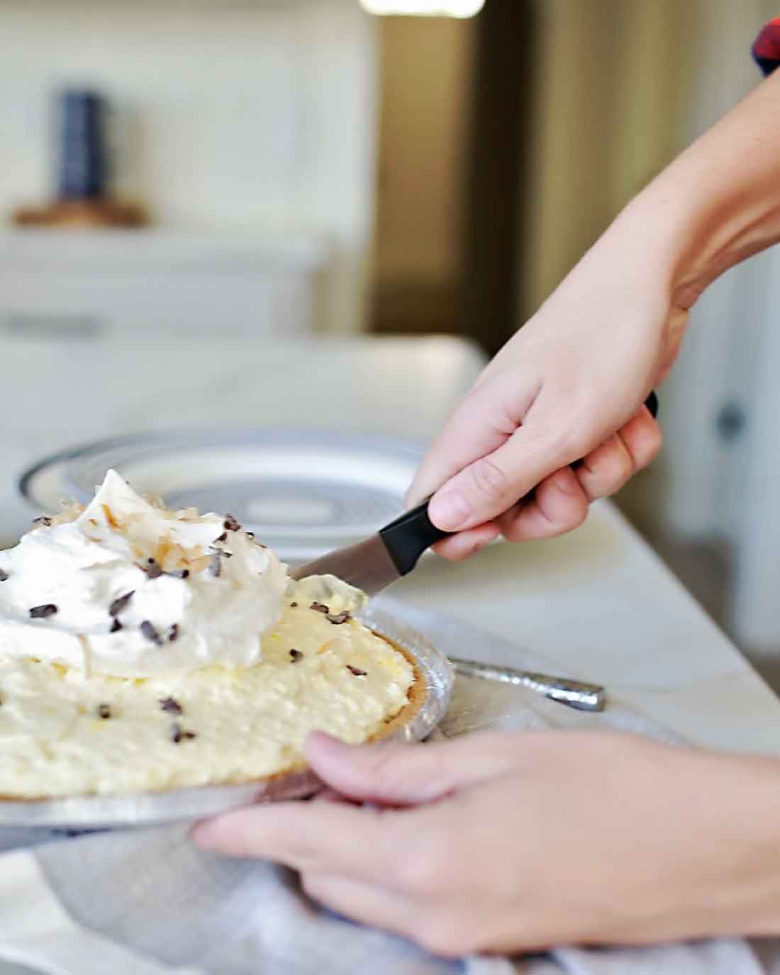 Easy and delicious coconut cream pie with secret ingredient that makes all the difference!