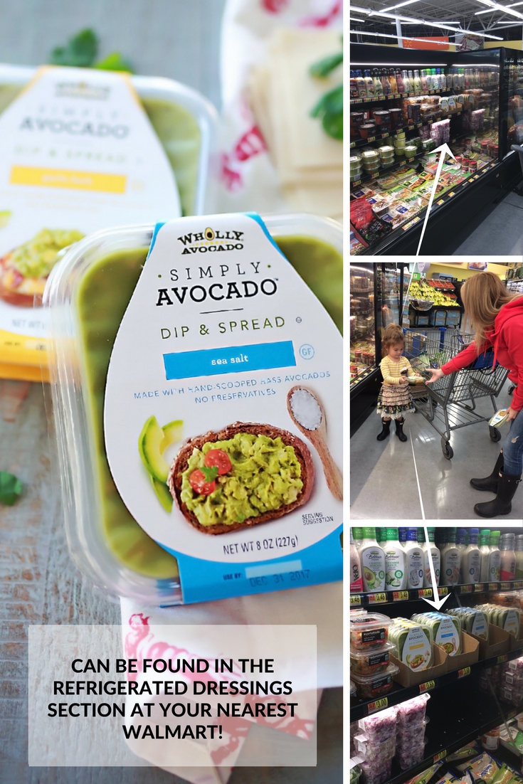 Simply avocado dip can be found at Walmart
