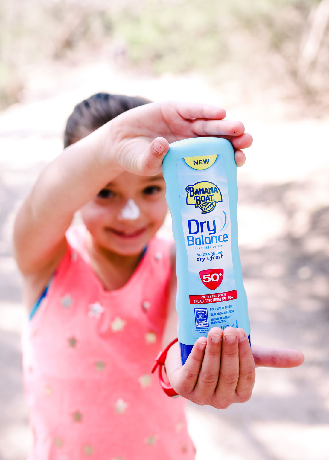 Using sunscreen shows your kids you care...