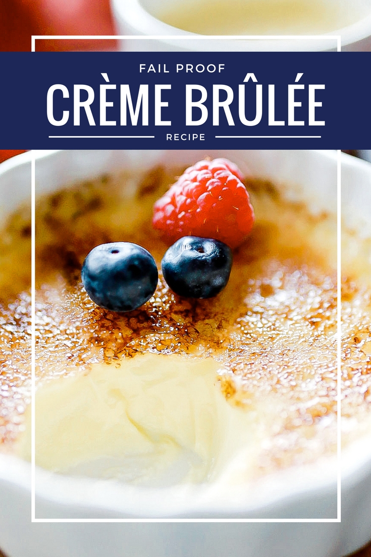 Creme brûlée: an easy recipe for the best creme brûlée you will ever try! This simple creme brûlée recipe is fool proof and tastes heavenly!