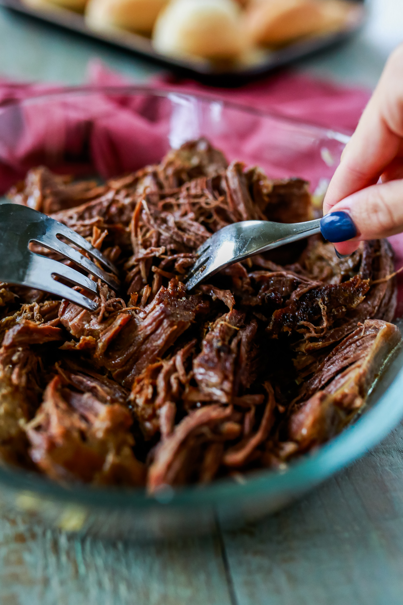 These French Dip Sandwiches are not a 20 minute meal, but your actual prep time will be less than ten minutes 