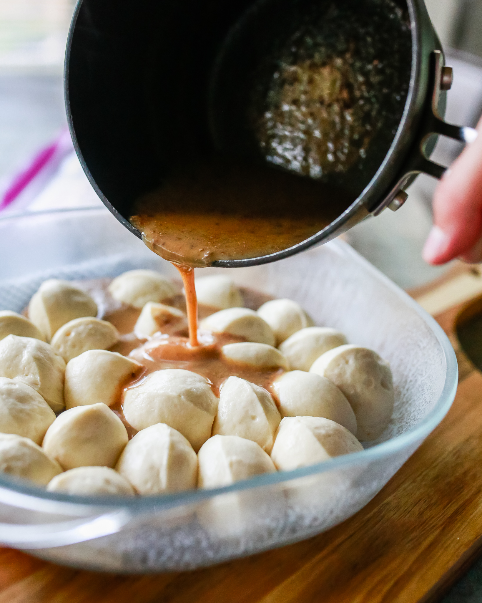 Monkey Bread plus fried ice cream combined to make the most delicious dessert!