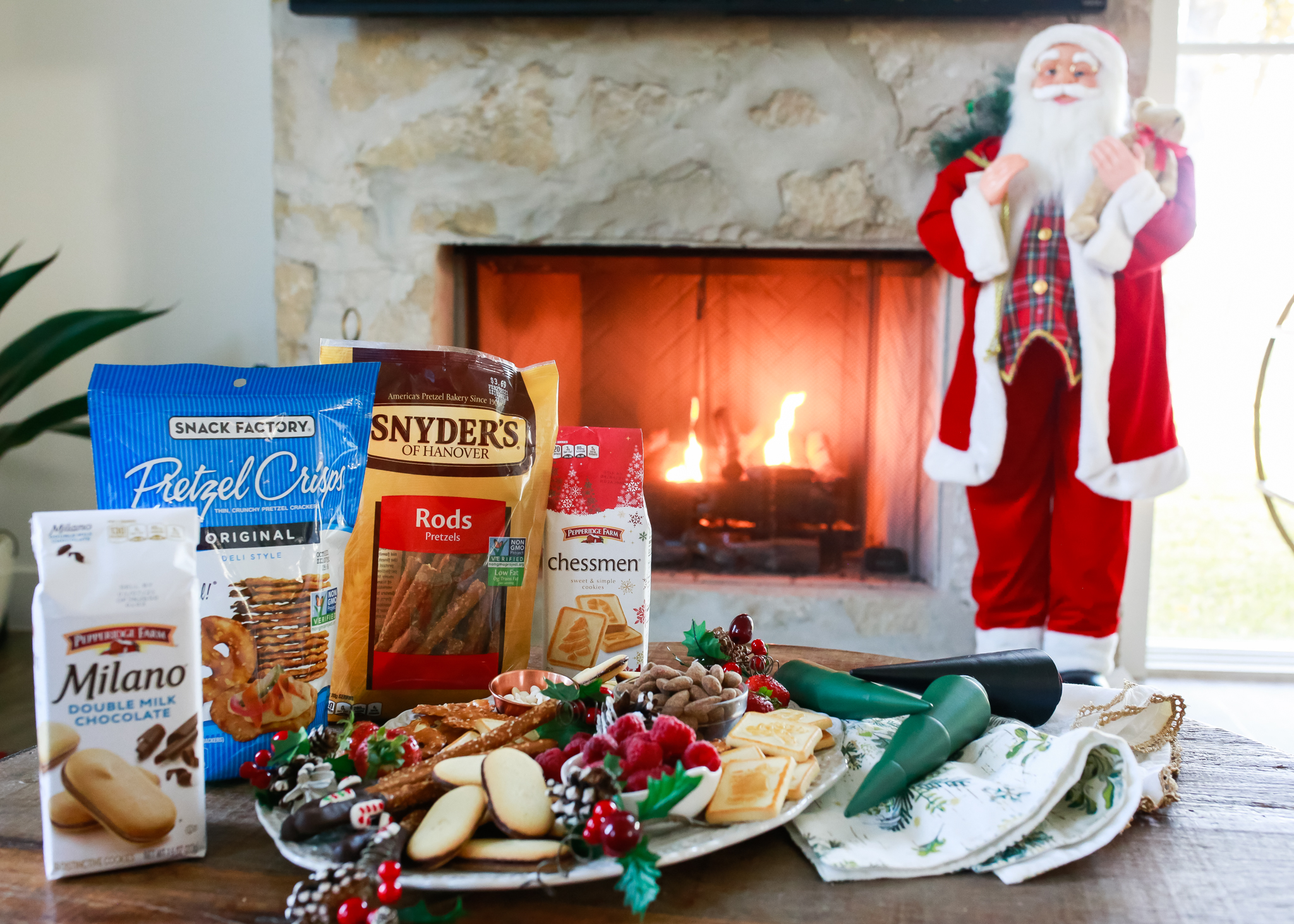 The most delightful holiday Christmas spread.