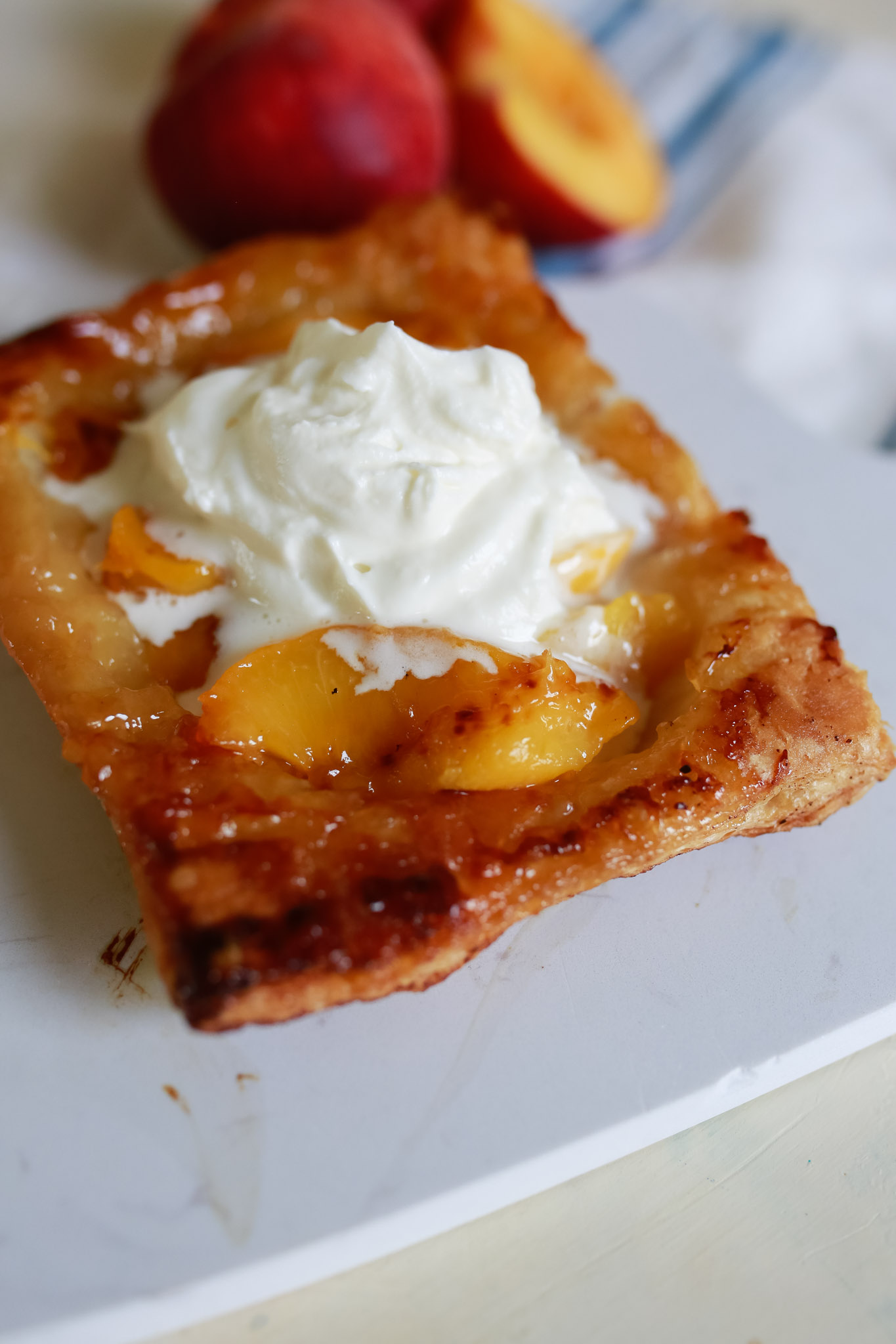 Peach Puff Pastry recipe